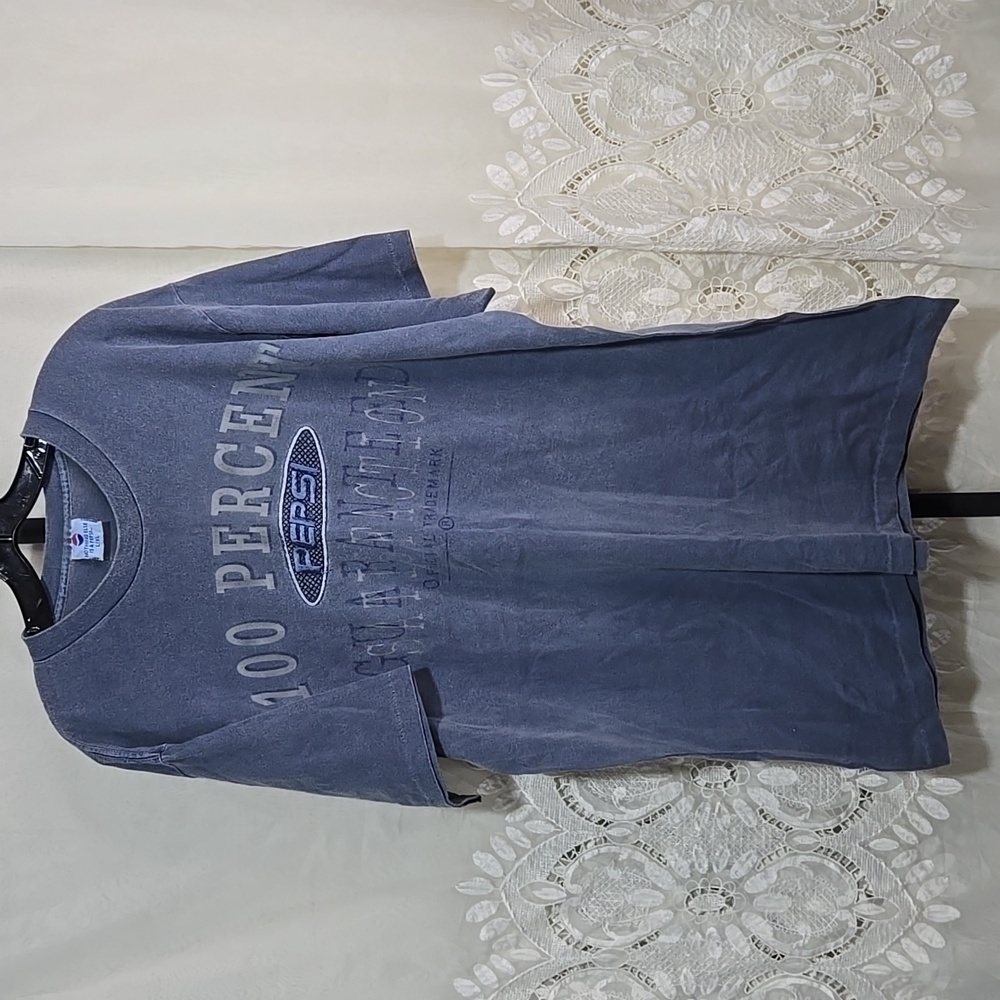 Vintage Single Stitch Pepsi T-Shirt sz Large/XL